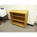 Blonde Solid Wood 3 Shelf Bookcase